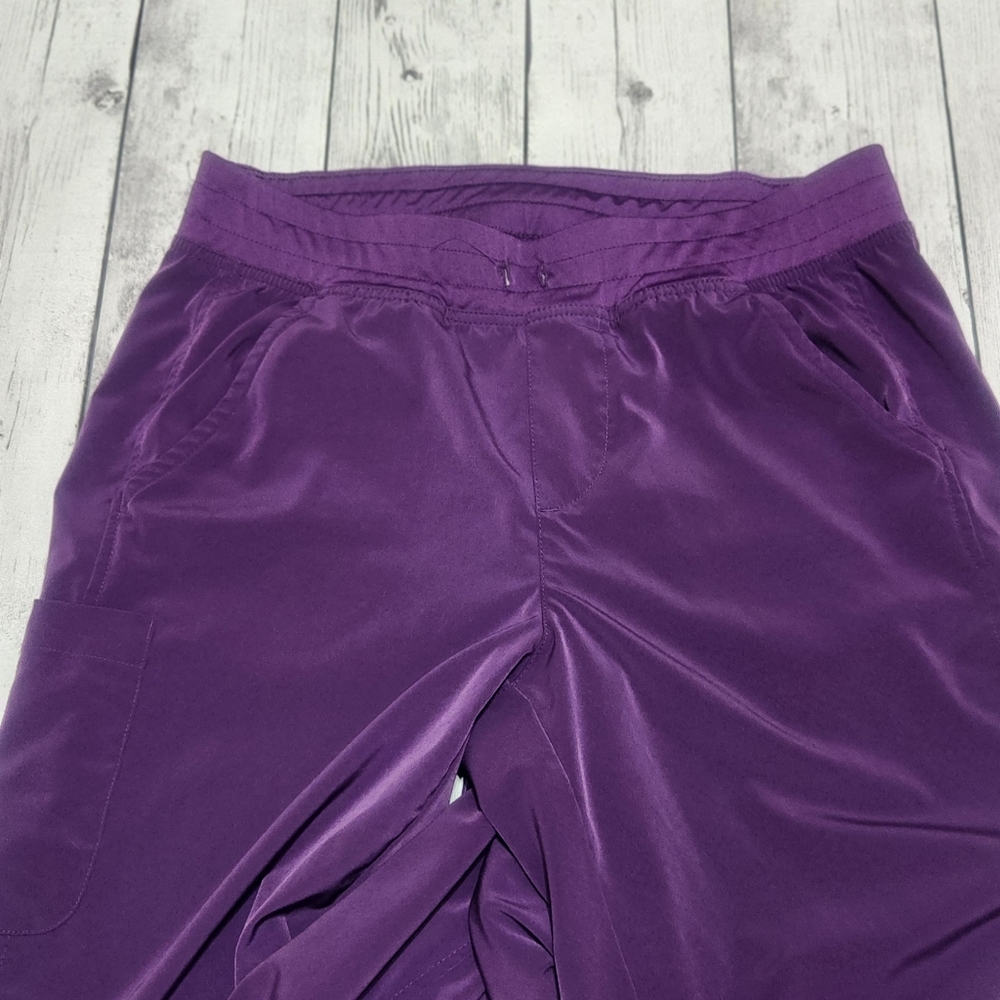 Willow Brook By Super Shoes Large Womens Purple Scrub Pants - Picture 2 of 7